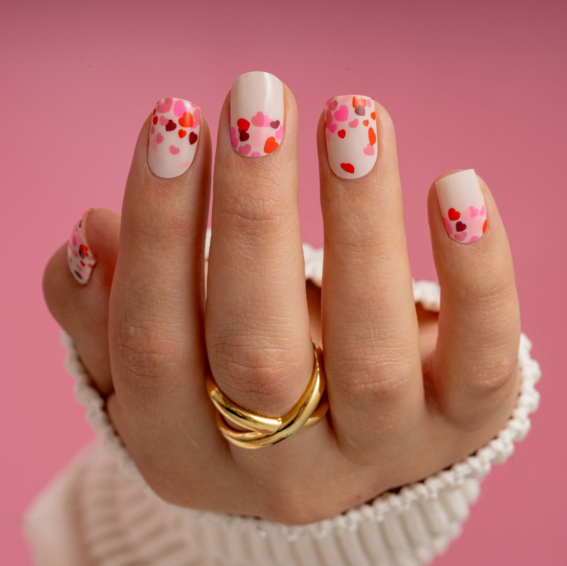 Playful Hearts: Cupid Inspired Nail Designs