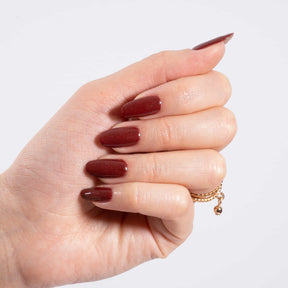 Glazed in Burgundy Peel-Off Nail Polish