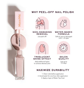 Strawberry Mochi Peel-Off Nail Polish